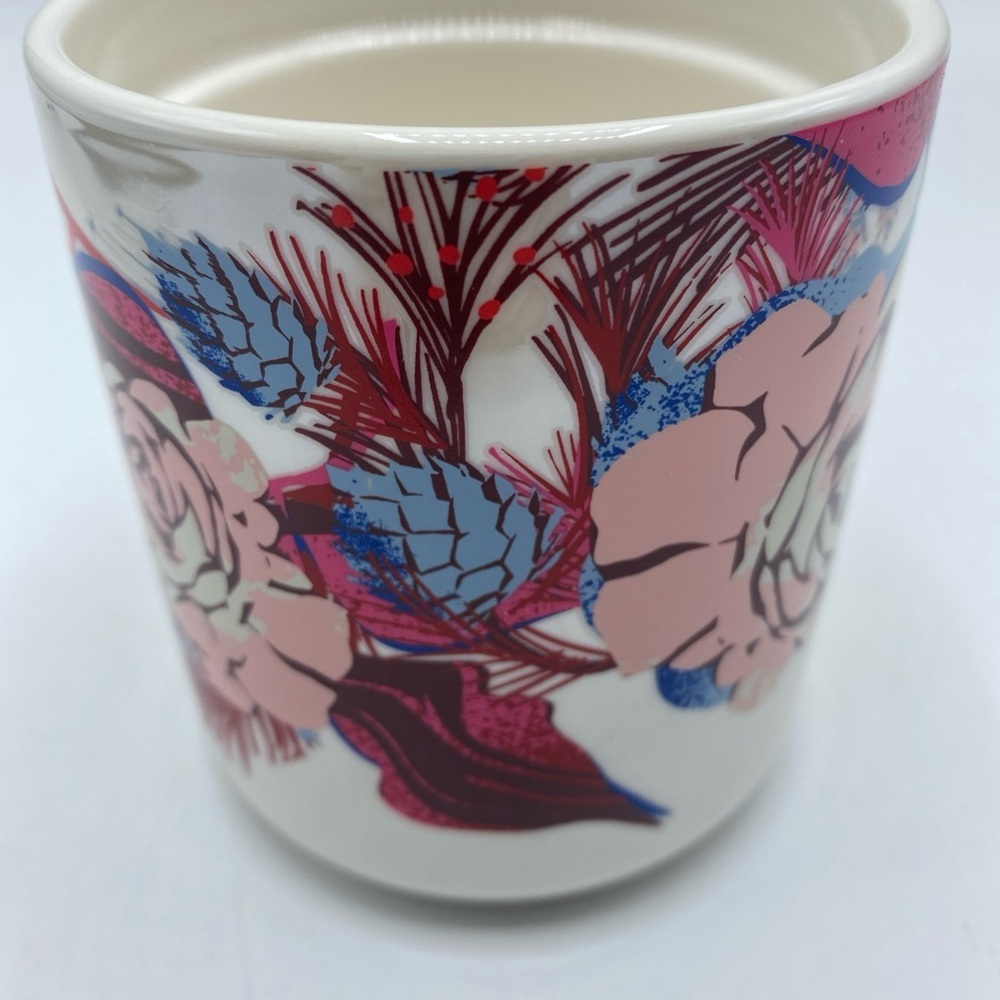 Starbucks Holiday 2023 Ceramic Double Walled Roses & Pinecones Tumbler No Lid 8o - Picture 2 of 7